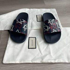 Gucci graffiti sandal